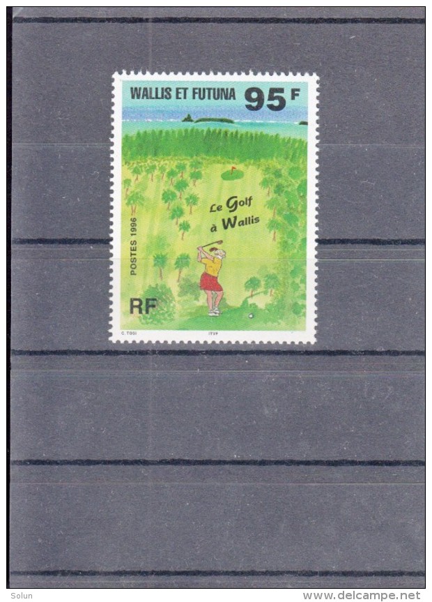 WALLIS AND FUTUNA 1996 ISLAND MOTHERS GOLF   SPORT  1 STAMP  MNH - Neufs