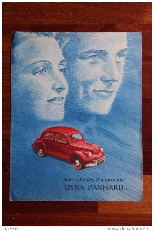 Dépliant Publicitaire Automobile , DYNA PANHARD , - Publicités