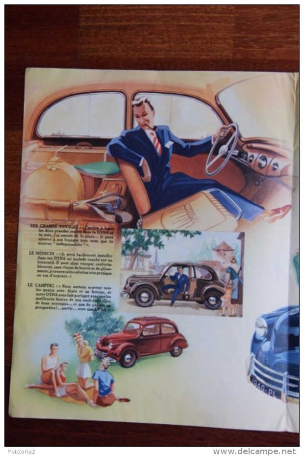 Dépliant Publicitaire Automobile , DYNA PANHARD , - Publicités