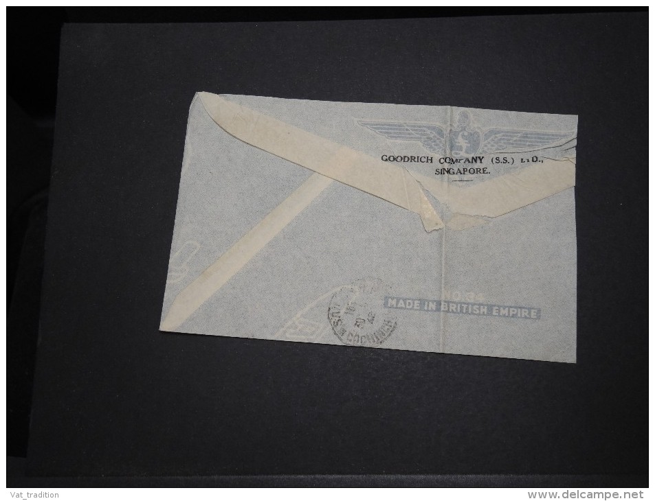 GRANDE BRETAGNE / MALAISIE - Enveloppe Pour Saïgon En 1942 , Affranchissement Plaisant - A Voir - L 2531 - Malaya (British Military Administration)