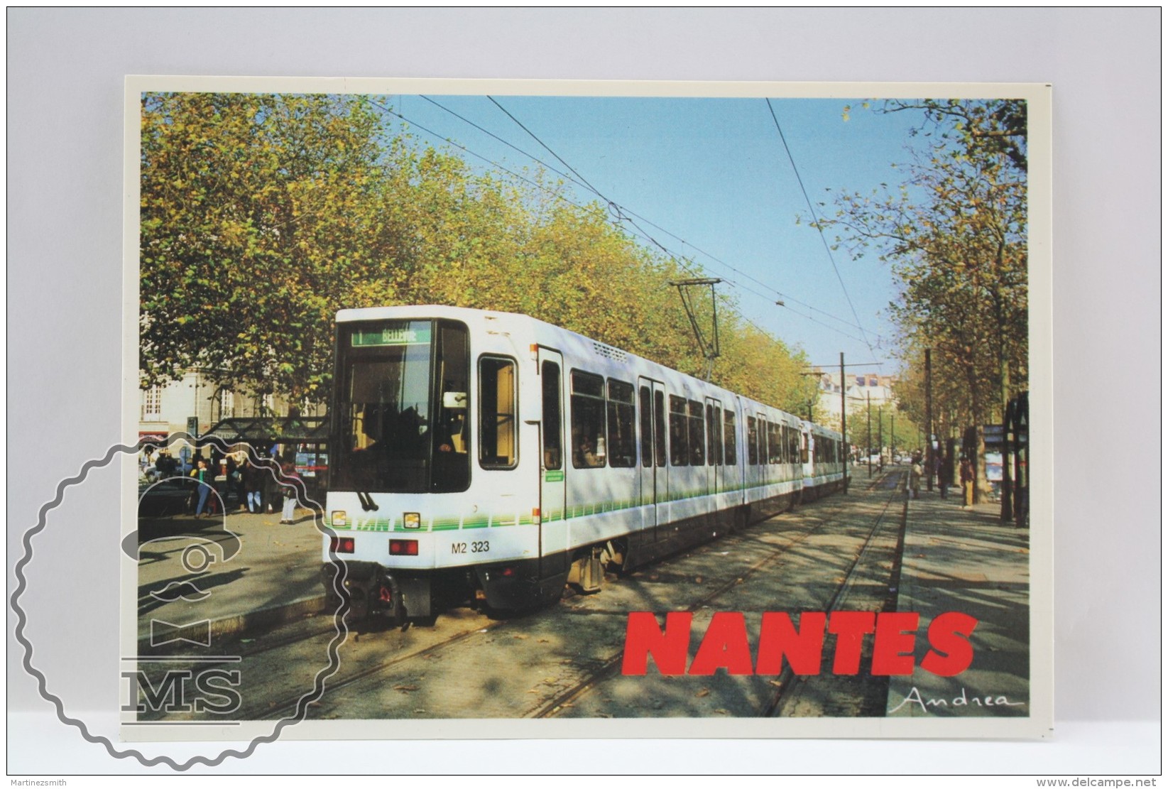 Train Topic Postcard - Nantes - Loire Atlantique - Le Tramway - Trains