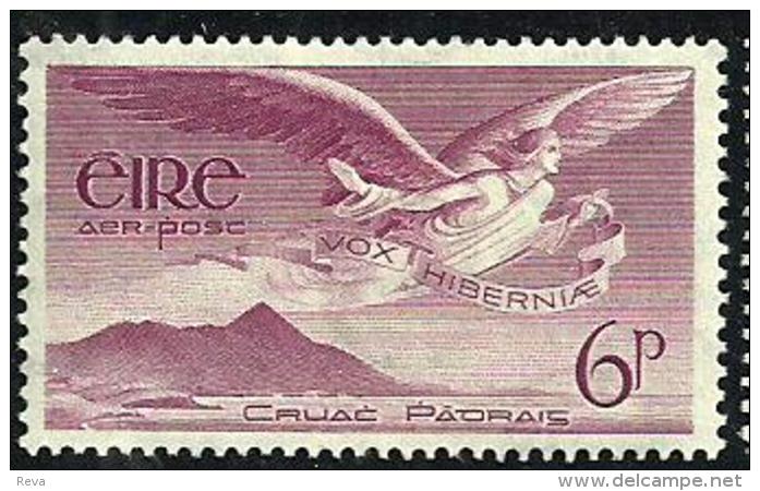 IRELAND AIR MAIL WOMAN OUT OF SET OF 7 6P PURPLE 1948 MINTH SG142 READ DESCRIPTION !! - Ongebruikt