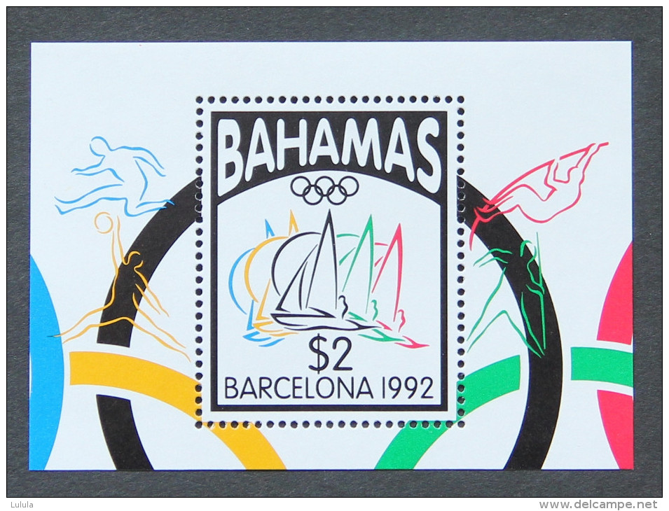 Bahamas 1992 BARCELONA 92 SUMMER OLYMPIC GAMES S/S MNH Sport Scott 759 - Summer 1992: Barcelona