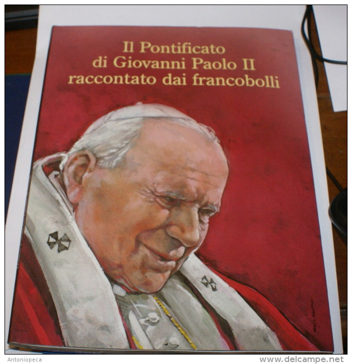 VATICANO 2005, "IL PONTIFICATO DI GIOVANNI PAOLO II RACCONTATO DAI FRANCOBOLLI - Collections