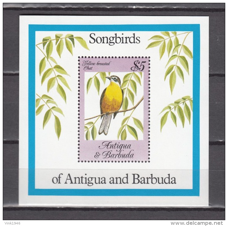 Antigua 1984,1V In Block,birds,vogels,vögel,oiseaux,pajaros,uccelli,aves,MNH/Postfris(A2722) - Other & Unclassified