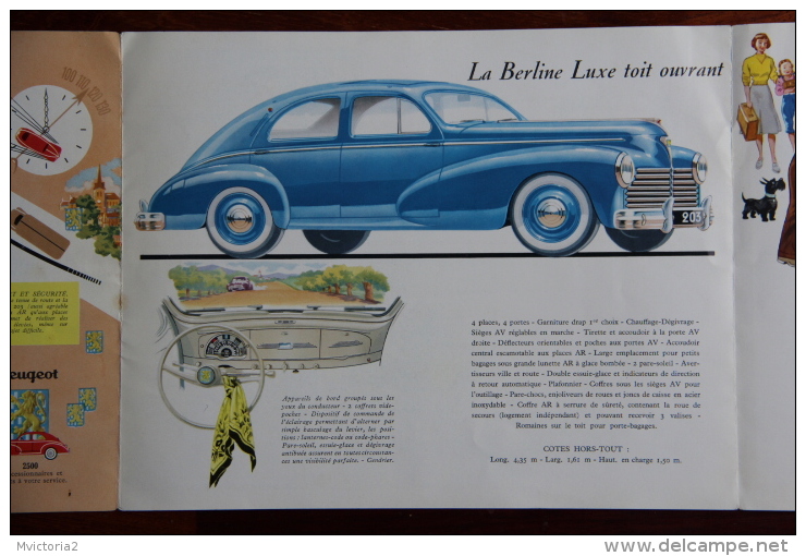 Dépliant Publicitaire PEUGEOT 203