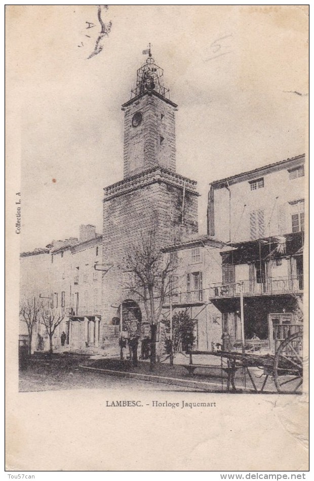 LAMBESC - BOUCHES DU RHÔNE  - (13)  -  CPA ANIMÉE DE 1905. - Lambesc