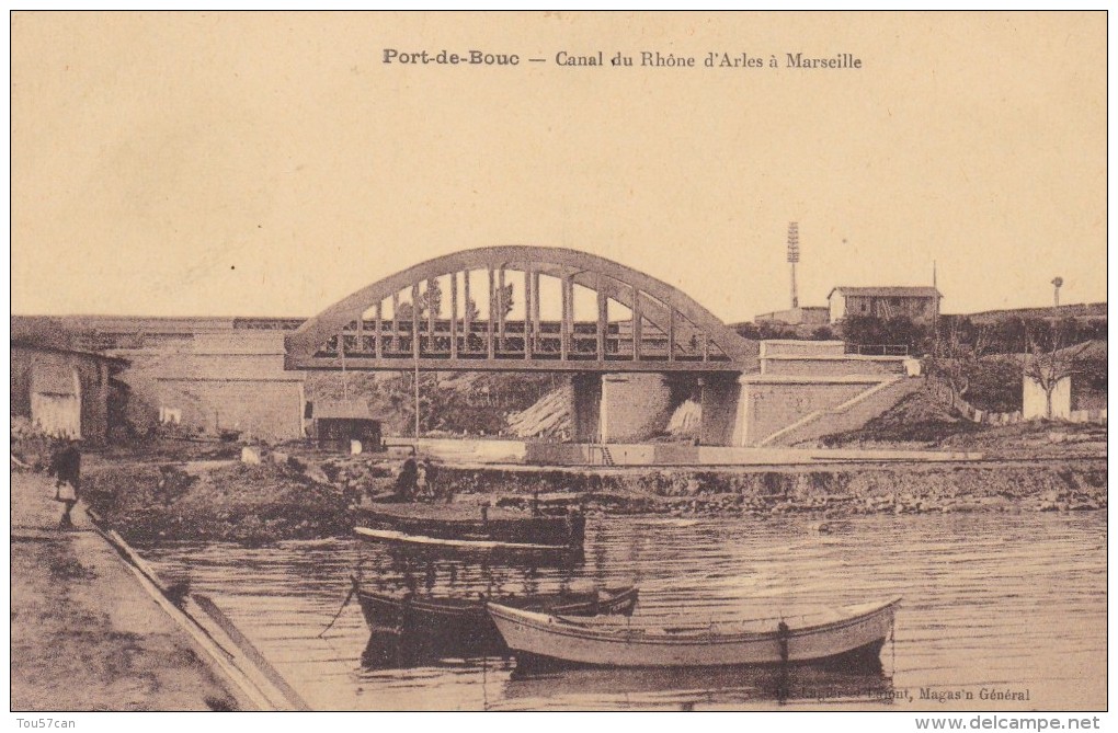 PORT DE BOUC - BOUCHES DU RHÔNE  - (13)  -  CPA PEU COURANTE. - Autres & Non Classés