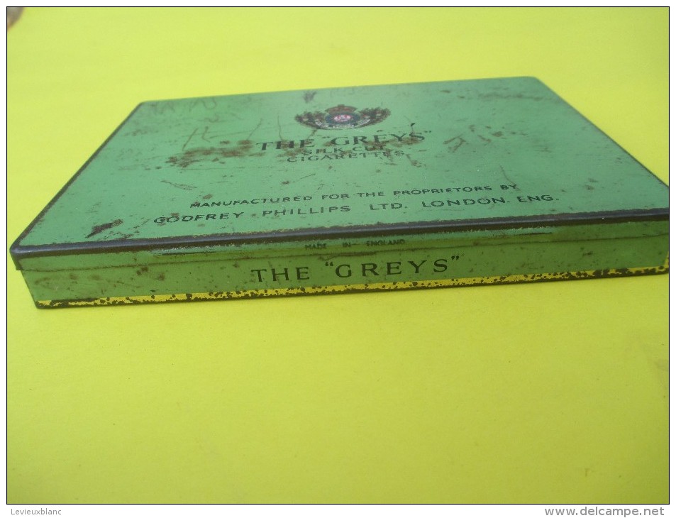 Boite métallique/ 50 Cigarettes/ The Greys/Silk cut/Godfrey Phillips Ltd/ London //Vers 1950-1960   BFPP77