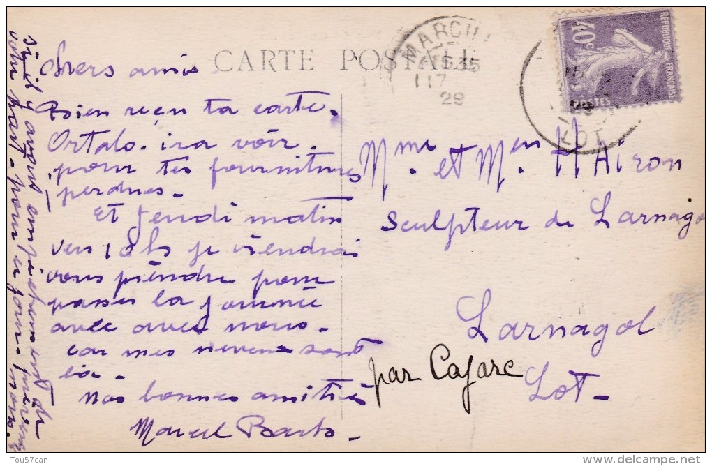 AUBAGNE - BOUCHES DU RHÔNE  - (13)  -  PEU COURANTE CPA ANIMÉE DE 1929. - Aubagne