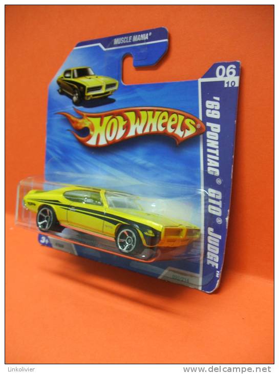 PONTIAC GTO JUDGE ´69 - Muscle Mania 2010 - HOTWHEELS Hot Wheels Mattel 1/64 EU Blister - HotWheels