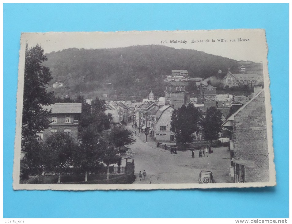 Entrée De La Ville, Rue NEUVE ( 123 ) Malmédy - Anno 1951 ( Zie Foto Voor Details ) !! - Malmedy