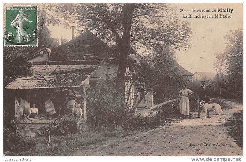 Mailly    10     Camp De Mailly . La Blanchisserie Militaire - Mailly-le-Camp