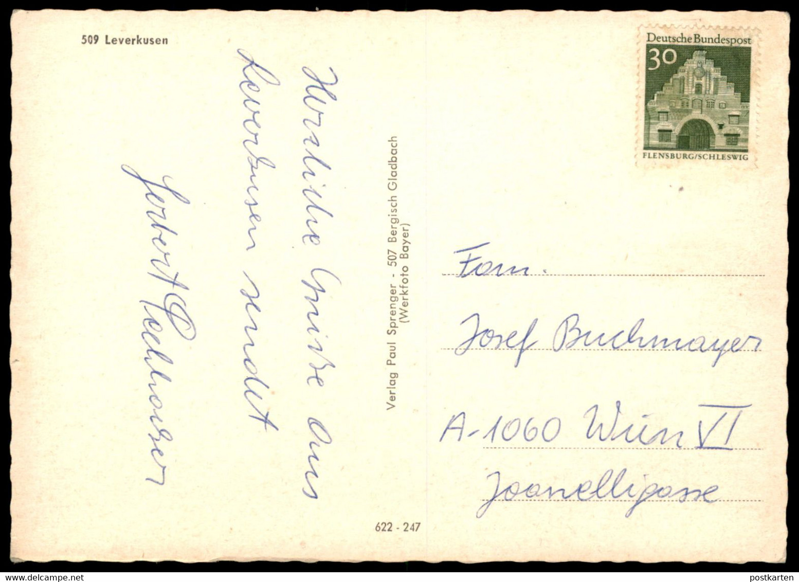 ÄLTERE POSTKARTE LEVERKUSEN KAISER-WILHELM-ALLEE Wiesdorf Ansichtskarte Postcard Cpa AK - Leverkusen