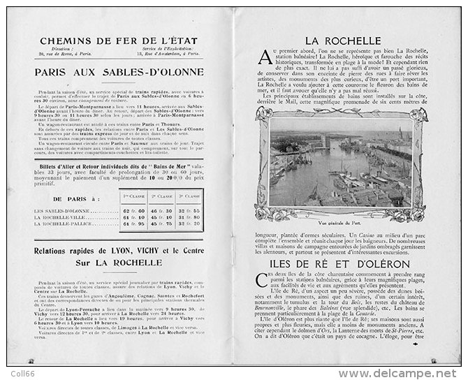 1913 Livret L Publicité Chemins De Fer De L'Etat Plages De L'ocean Constant Duval Illustrateur Editeur Mayeux &amp; Fils - Other & Unclassified