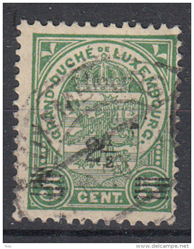 LUXEMBURG - Michel - 1915 - Nr 107 - Gest/Obl/Us - 1907-24 Abzeichen