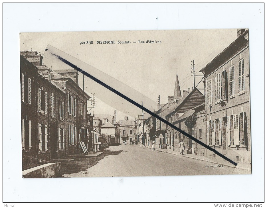 CPA  -  Oisemont  - Rue D'Amiens - Oisemont