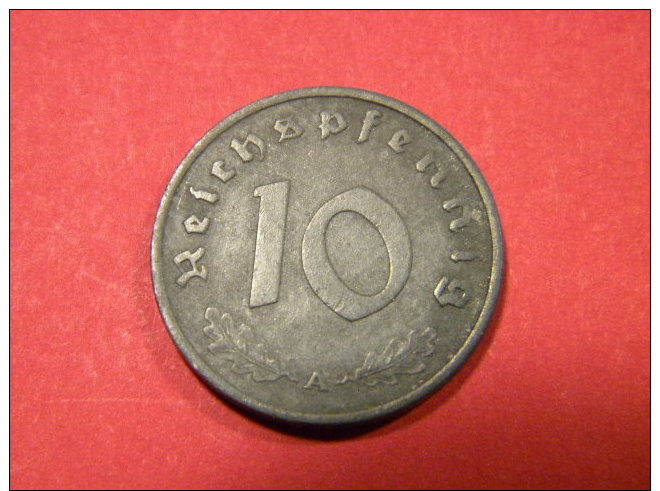 ALLEMAGNE - 10 REICHSPFENNIG 1944 A. - 10 Reichspfennig