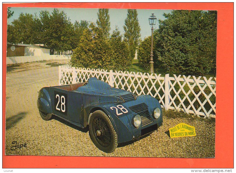 Automobile - Voiture - Chenard & Walcker - Musée De L'automobile 24 Heures Du Mans     (non écrite Et Non Oblitérée) - Autres & Non Classés