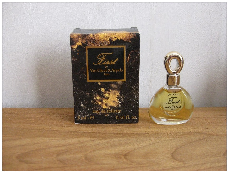 MINIATURE DE PARFUM FIRST DE VAN CLEEF & ARPELS EAU DE TOILETTE 5ML - Miniatures Femmes (avec Boite)