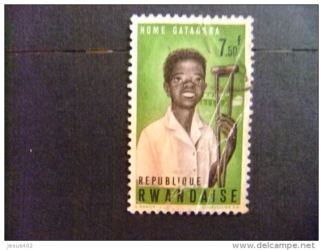 REPUBLIQUE RWANDAISE 1964 COB N&ordm; 73 &ordm; FU - Gebruikt