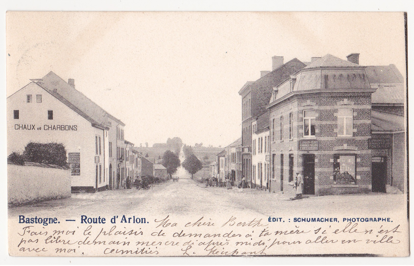 Bastogne: Route D' Arlon. - Bastenaken