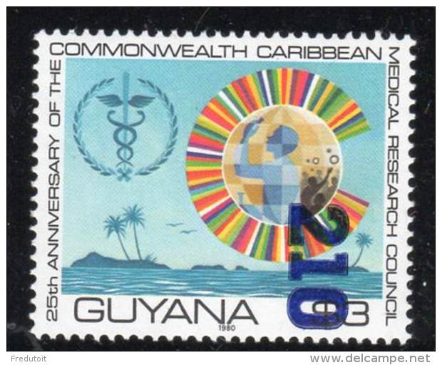 GUYANA - 1981 - N° 719  **   OVERPRINT/SURCHAGE - Guyana (1966-...)