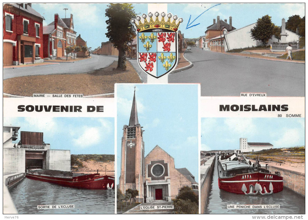 CPSM - Souvenir De MOISLAINS - Multivues - Moislains