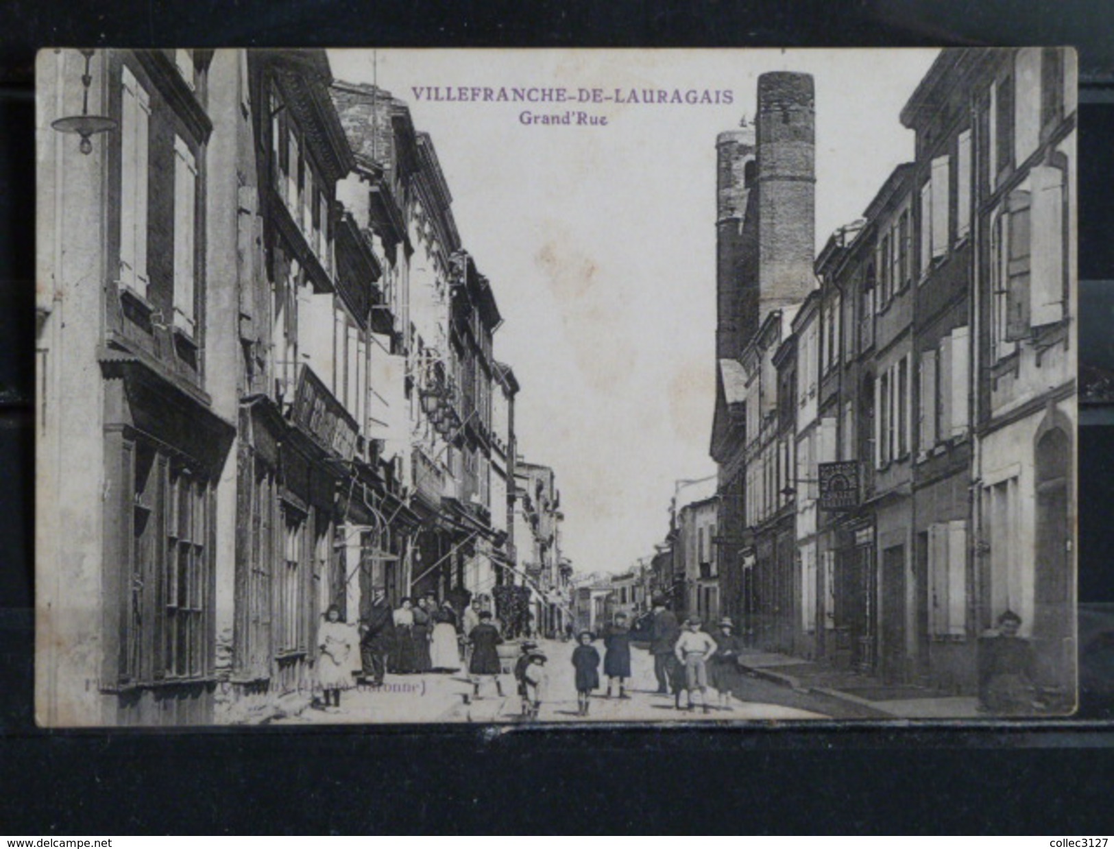 Z15 - 31 - Villefranche De Lauragais - Grand'Rue - Animée - 1909 - Sonstige & Ohne Zuordnung