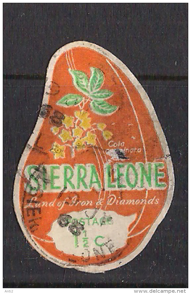 Sierra Leone 1967 Cola Nuts   Mi 389 , Cancelled(o) - Sierra Leone (1961-...)