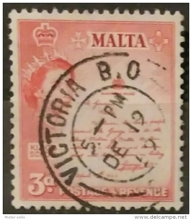 MALTA 1956 -1957. Elizabeth II. USADO - USED. - Malta