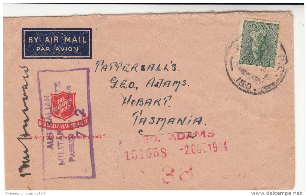 Australia / Forces Airmail / Military Mail / Censorship - Other & Unclassified