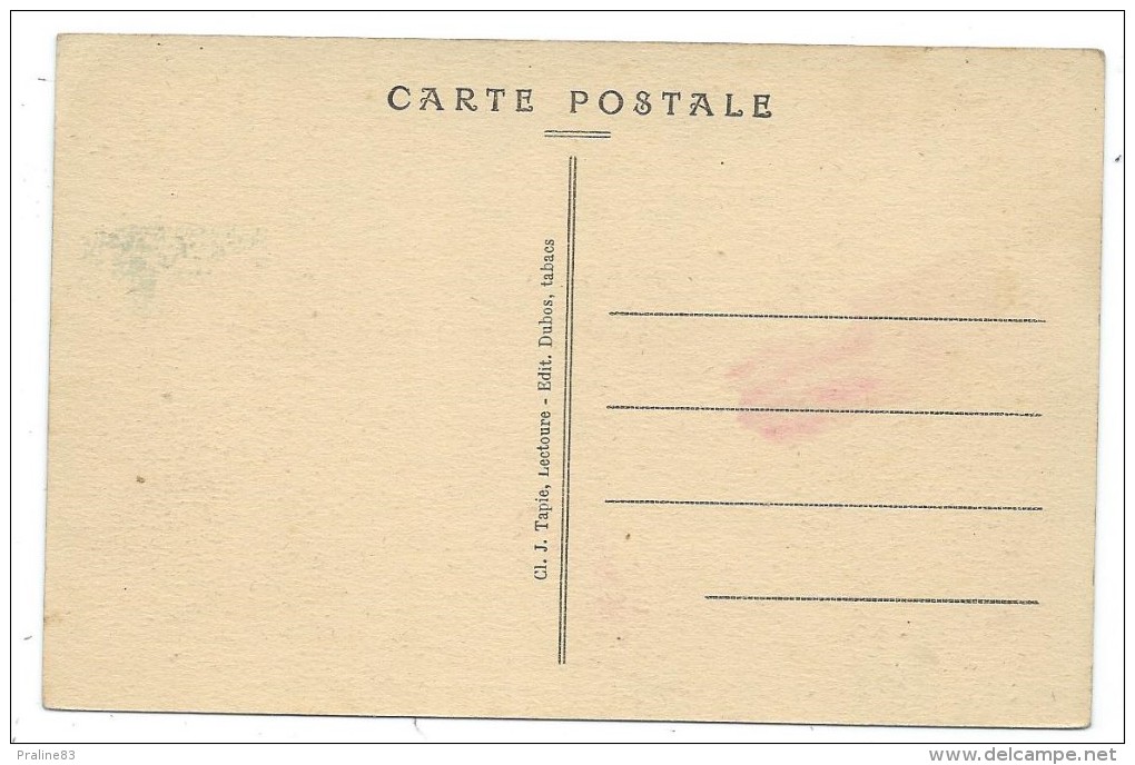 CPA - ASTAFFORT, PANORAMA DE LA VILLE, COTE NORD OUEST - Lot Et Garonne 47 - Cl. Tapie, Edit. Dubos, Tabac - Astaffort