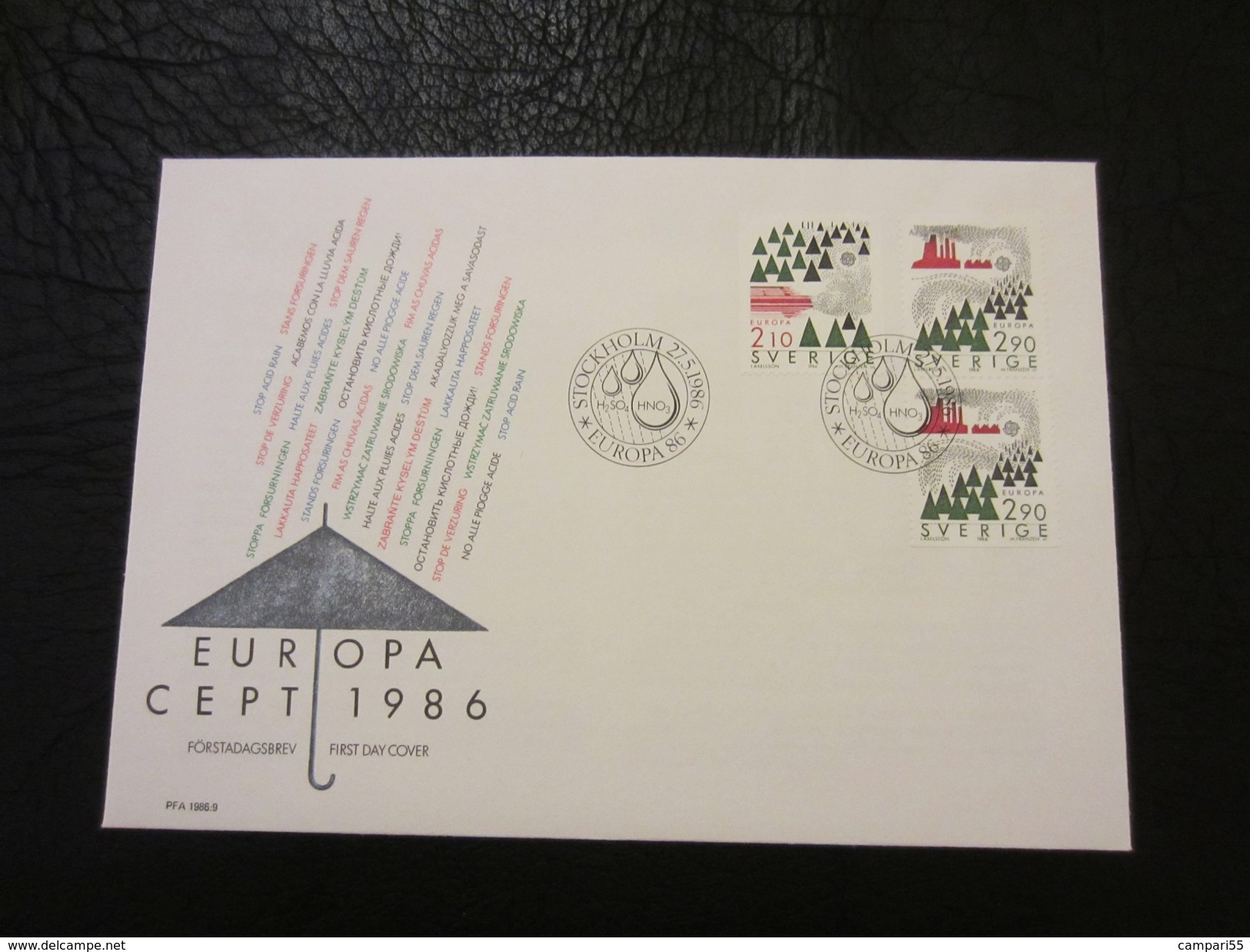 SWEDEN ILLUSTRATED FDC Mi 1397 - 98 (V14) - FDC