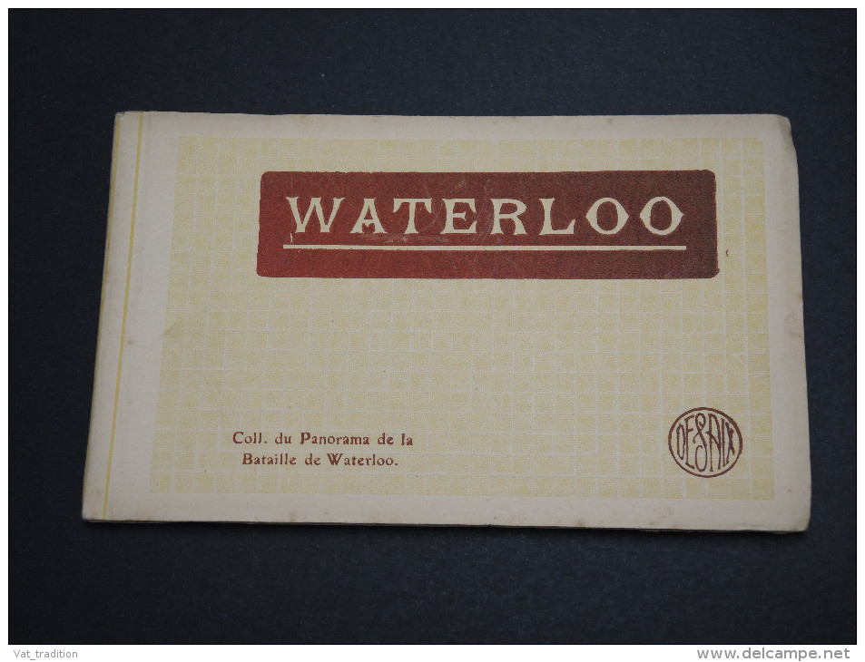 BELGIQUE - Carnet Sur Waterlo Aavec Déscriptions De Lieux De Bataille Napoléonienne - A Voir - L 2584 - Waterloo