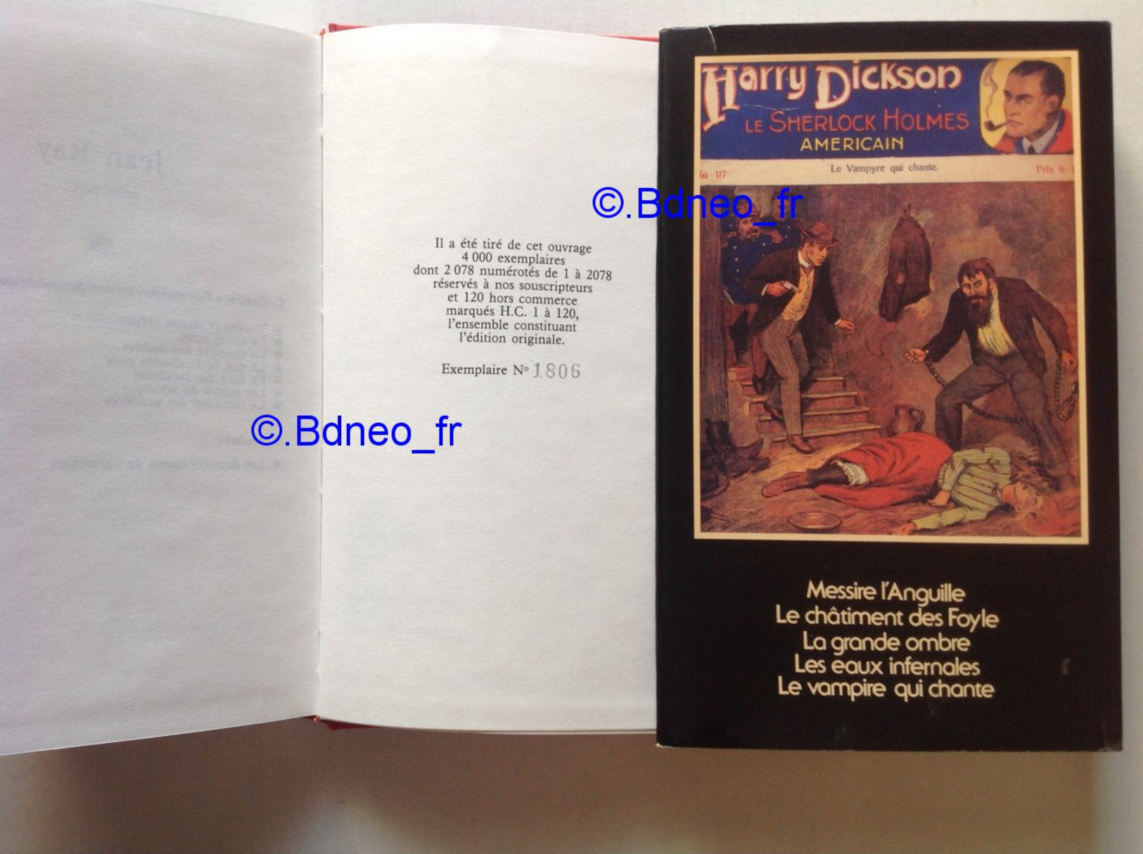 No PAYPAL !! : NÉO Jean RAY (John Flanders Nicollet) Intégrale Harry Dickson 11 TL N°2078 Ex ,Éo Oswald Néo 1985 TTTBE++ - NEO Nouvelles Ed. Oswald