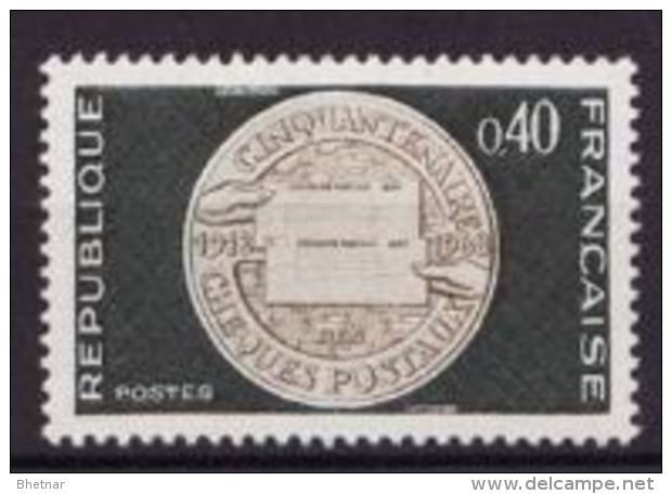 FR YT 1542 " Chèques Postaux" 1968 Neuf** - Unused Stamps