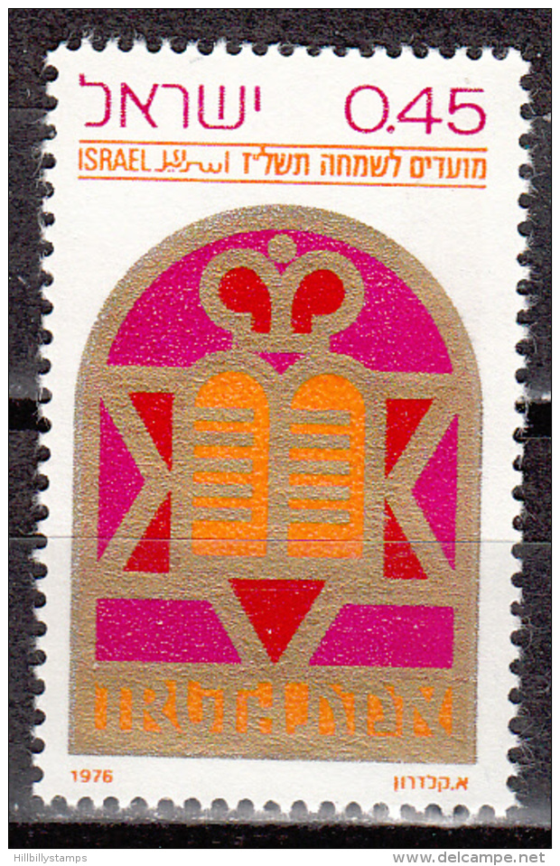 ISRAEL  SCOTT NO.  606     MNH       YEAR  1976 - Nuevos (sin Tab)