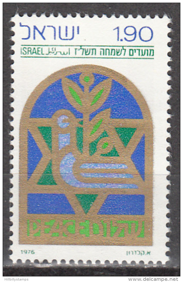 ISRAEL  SCOTT NO.  608     MNH       YEAR  1976 - Unused Stamps (without Tabs)