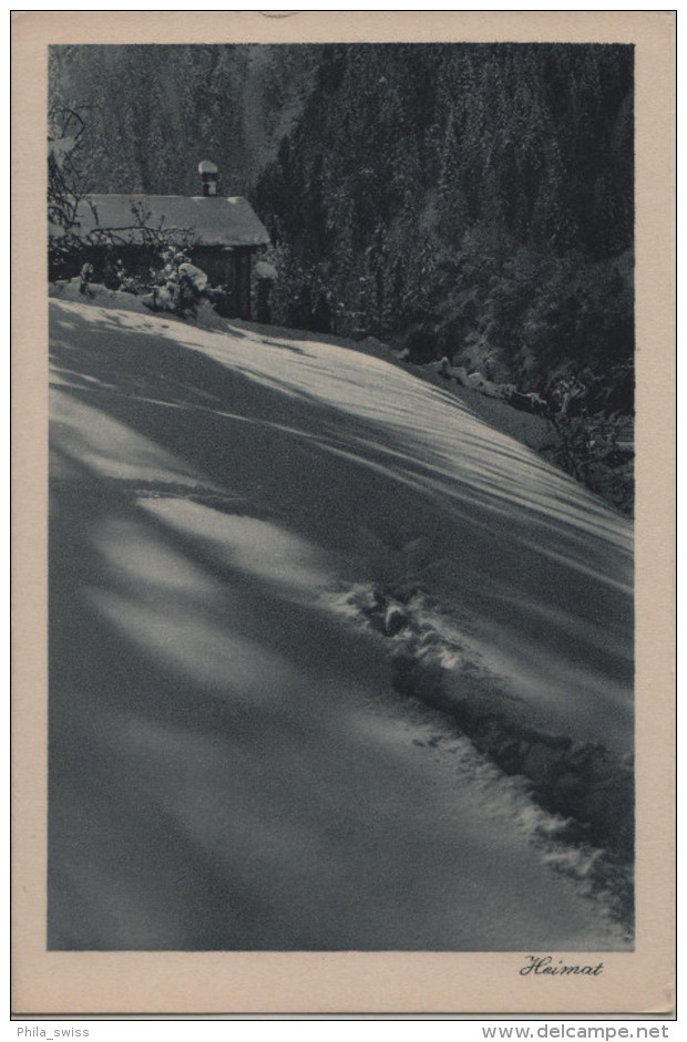 Schiers - Heimat - Hütte Im Winter En Hiver - Photo: D. Mischol No. 24/3262 - Schiers