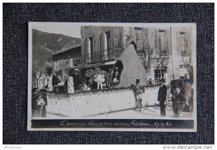 SISTERON - Carnaval Du 21 Avril 1924 - L'Amour Dans Un Coin. - Sisteron