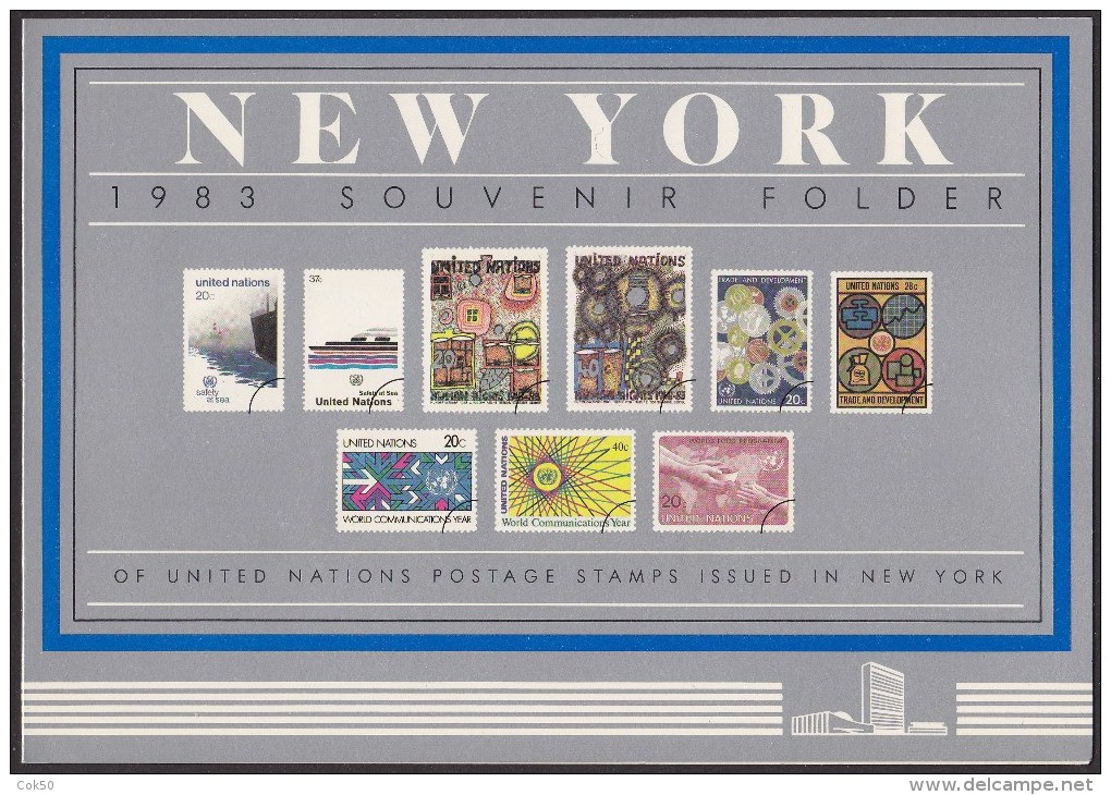 UN - United Nations New York 1983 MNH Souvenir Folder - Year Pack - Otros & Sin Clasificación
