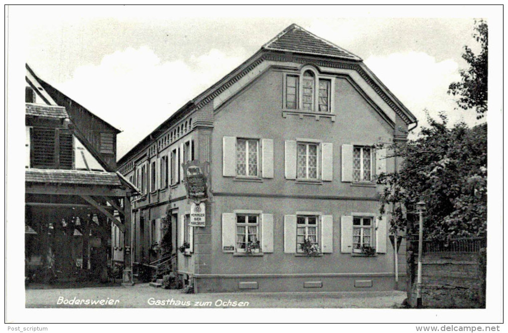 Allemagne - Bodersweier Gasthaus Zum Ochsen - Altri & Non Classificati