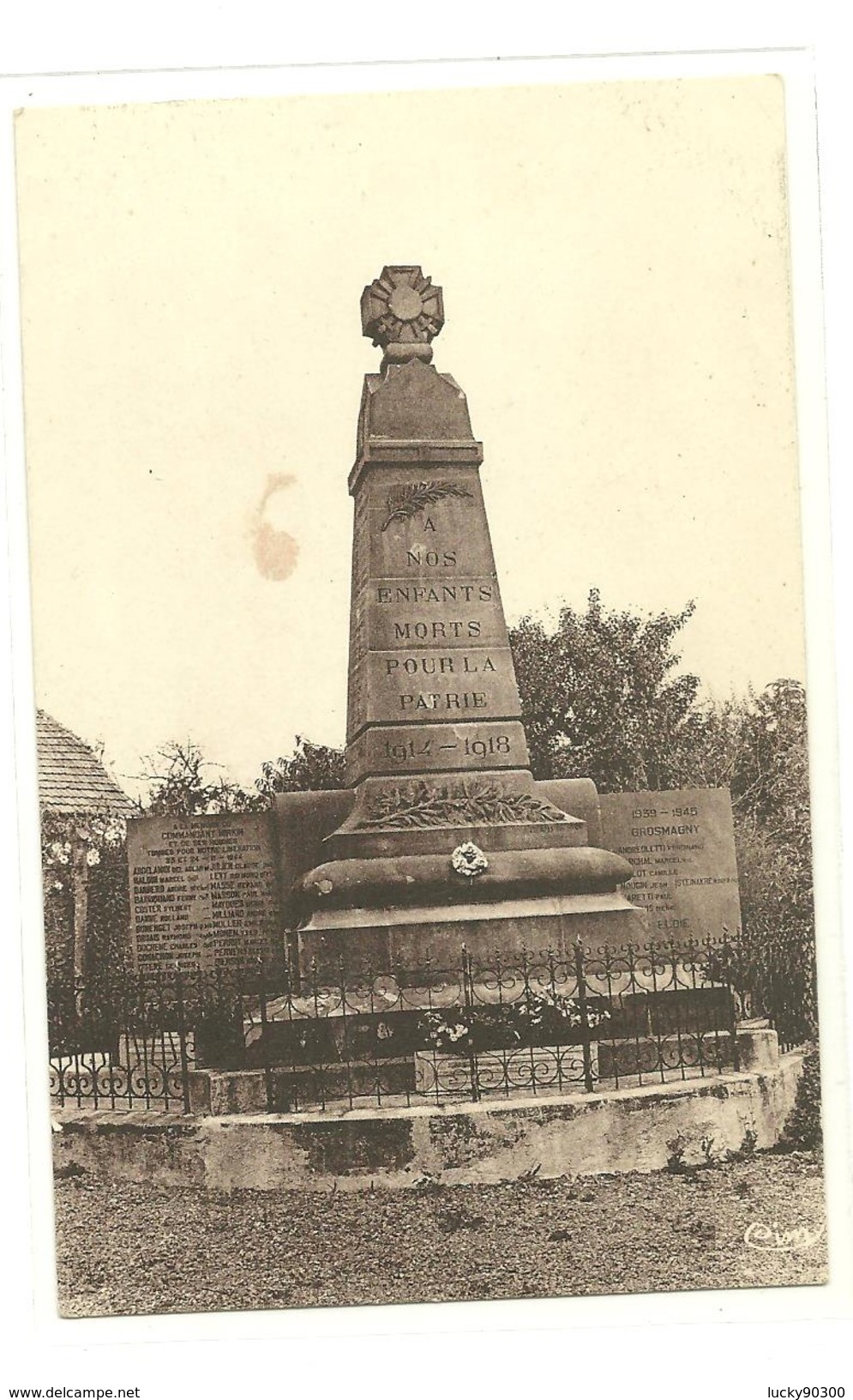 GROSMAGNY - MONUMENT AUX MORTS - SCULTEUR TRAUT - Autres & Non Classés