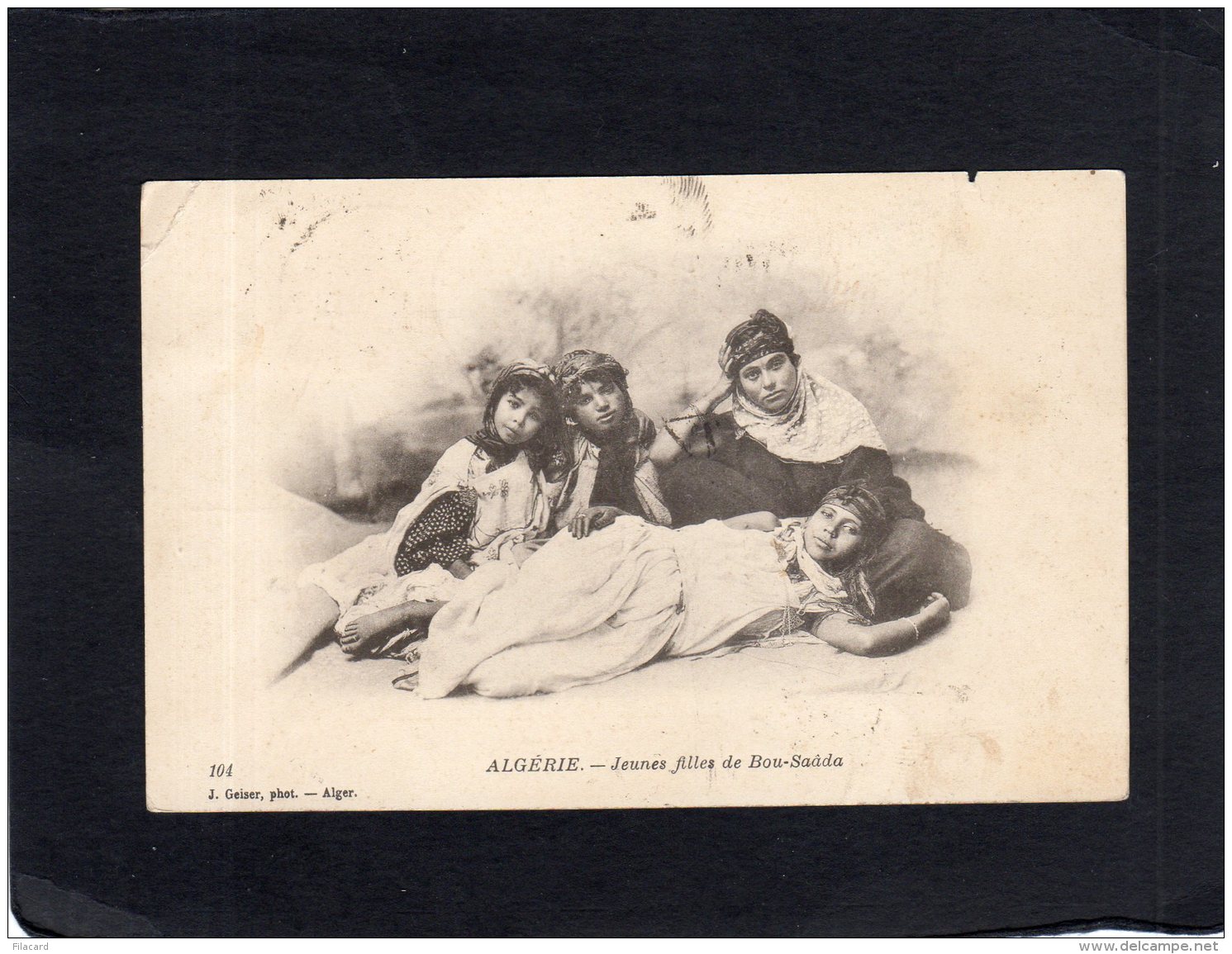 64092    Algeria,   Jeunes Filles De Bou-Saada,  VG  1924 - M'Sila