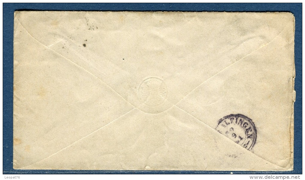 Allemagne - Entier Postal De Karlsruhe En 1881  Réf S 298 - Enveloppes