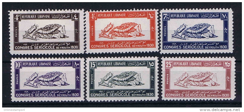 Grand Liban : Yv  122 - 127 MH/* - Unused Stamps