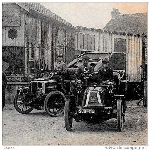 CPA (45 CHATILLON-COLIGNY ? Loiret) AUTO-GARAGE Deshaies Mécanicien * Voiture Car Métier - Voitures De Tourisme