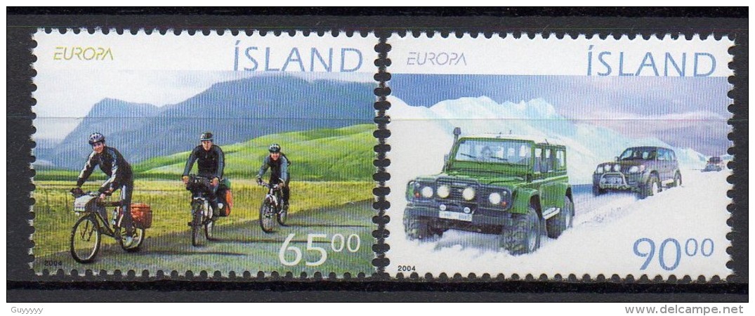 Islande - 2004 - Yvert N° 994 & 995 ** - Europa - Unused Stamps