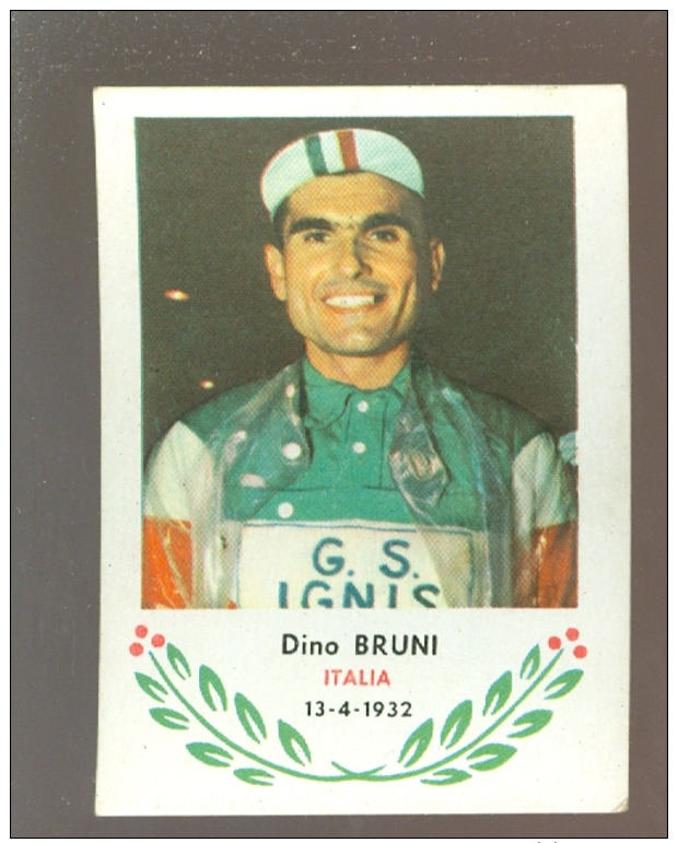 Chromo ( 6205 ) Cyclisme - Coureur - Wielrenner - Renner - Cycliste : N°142 Dino Bruni - Cyclisme